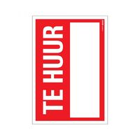 Bord Te huur - 230x330 mm.