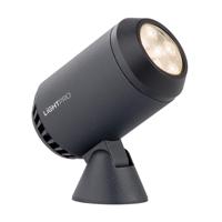 Castor 4 LED Pikspot - 3.5 Watt - 415 Lumen - 3000K warm wit - 12V - Kantelbaar - Tuinspot - IP67 Waterdicht - Antraciet