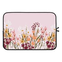 Painted wildflowers: Laptop sleeve 13 inch