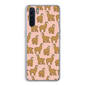 Alpacas: Oppo A91 Transparant Hoesje