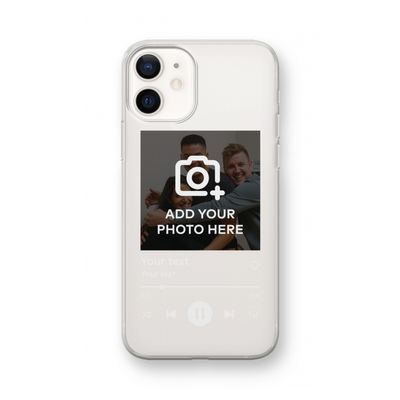 Music Player: iPhone 12 mini Transparant Hoesje