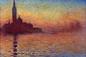 Claude Monet San Giorgio Maggiore At Dusk Poster 91.5x61cm