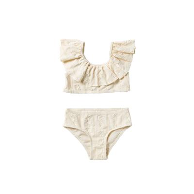 Salted Stories zomer bikini meisjes - geel - Anglaise