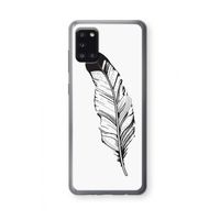 Pluim: Samsung Galaxy A31 Transparant Hoesje