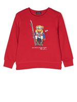 POLO RALPH LAUREN KIDS sweat à imprimé Polo Bear - Rouge