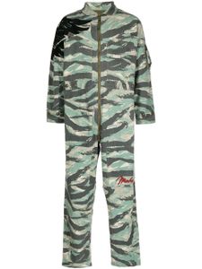 Maharishi combinaison à imprimé camouflage - Vert