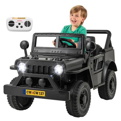 12 V Vrachtwagen Auto voor Kinderen Elektrisch Voertuig met Afstandsbediening 3 Snelheden Ride-on Speelgoed met Handvat en Wielen