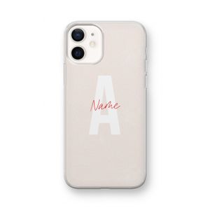 Strawberry Milkshake: iPhone 12 mini Transparant Hoesje