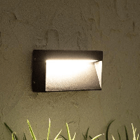 Trapverlichting opbouw zwart 'Canada' LED IP54 20 cm Trapverlichting opbouw zwart 'Canada' LED IP54 20 cm