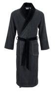 Carl Ross Carl Ross Heren Badjas Sjaalkraag 612200 Deep Black/Basalt 48/50