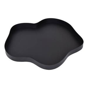 LOFT42 Serva Organisch Metalen Dienblad - Zwart - Ø40 cm
