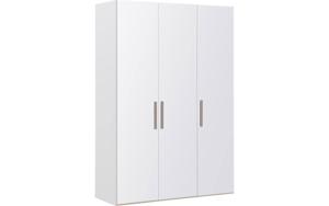 Goossens Kledingkast Easy Storage Ddk, Kledingkast 153 cm breed, 220 cm hoog, 3x glas draaideur