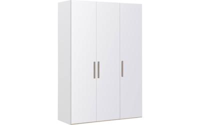 Goossens Kledingkast Easy Storage Ddk, Kledingkast 153 cm breed, 220 cm hoog, 3x glas draaideur