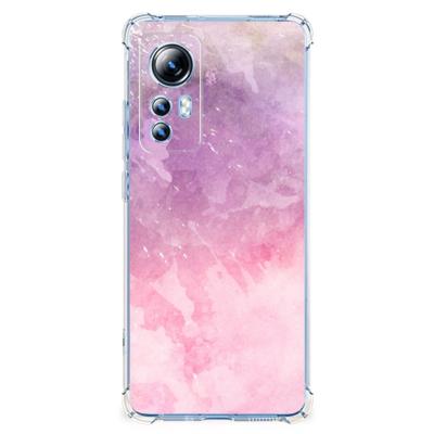 Back Cover Xiaomi 12 Lite Pink Purple Paint Back Cover Xiaomi 12 Lite Pink Purple Paint