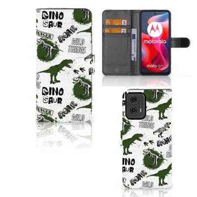 Telefoonhoesje | Met pasjeshouder | voor Motorola Moto G24 | G04 | G24 Power Dinosaurus