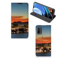 Xiaomi Poco M3 | Redmi 9T | Hoesje maken | Olifanten