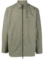 Maharishi chemise zippée à imprimé camouflage - Vert