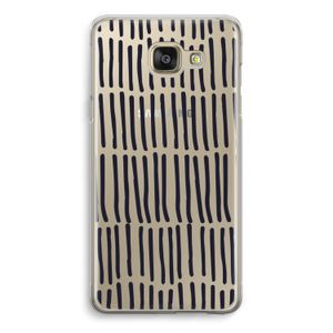 Moroccan stripes: Samsung Galaxy A5 (2016) Transparant Hoesje