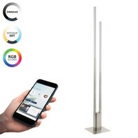 EGLO connect.z Fraioli-Z Smart Vloerlamp - 175,5 cm - Grijs/Wit - thumbnail