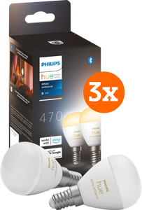 Philips Hue Luster kogellamp White Ambiance E14 6-pack