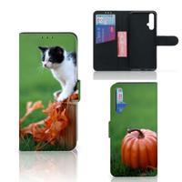 Honor 20 | Telefoonhoesje | Met pasjeshouder | Kitten