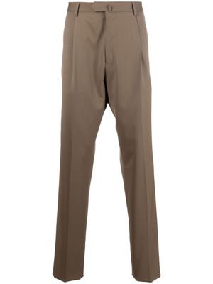 Caruso pantalon de costume en coton - Marron