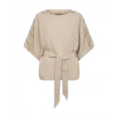 Mos Mosh - Beige | Dames | Blouse | Beige | L | regular | Kamst mode