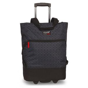 Punta Wheel Trolley Shopper Zwart/Grijs