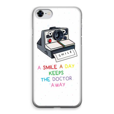 Smile: iPhone 8 Transparant Hoesje
