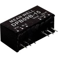 Mean Well DPB09A-15 DC/DC-convertermodule 300 mA 9 W Aantal uitgangen: 2 x Inhoud 1 stuk(s) - thumbnail