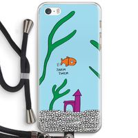 Aquarium: iPhone 5 / 5S / SE Transparant Hoesje met koord