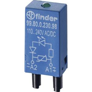 Steekmodule Met LED, Met varisator 1 stuk(s) Finder 99.80.0.024.98 N/A