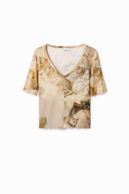 T-shirt korte mouwen renaissance - BROWN - L