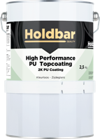 Holdbar High Performance PU Topcoating Zijdeglans 2,5Kg