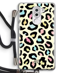 Leopard pattern: Honor 6X Transparant Hoesje met koord