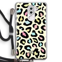 Leopard pattern: Honor 6X Transparant Hoesje met koord