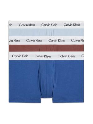 Calvin Klein - 3p Low R. Trunk - Cotton Stretch - H5G, Maat:M