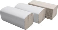 NORDVLIES Folded towels natural white 5000 bl.
