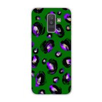 Green Cheetah: Samsung Galaxy A6 Plus (2018) Transparant Hoesje