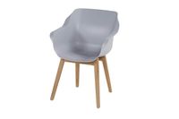 Sophie Studio Teak dining armstoel Misty Grey - thumbnail
