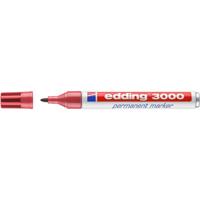 Viltstift edding 3000 rond 1.5-3mm karmijnrood | 10 stuks