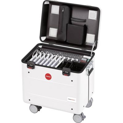 Parat i10 Laad- en managementsysteem Wagen Alle iPads vanaf generatie 4, en mini, Behalve Pro 12,9” Bekabeling voor Apple Lightning