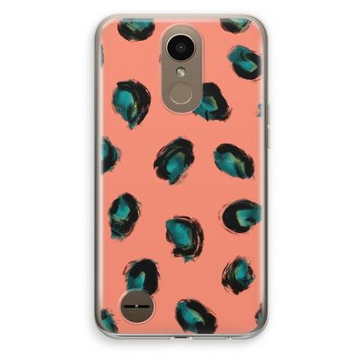Pink Cheetah: LG K10 (2017) Transparant Hoesje