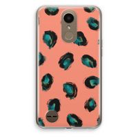 Pink Cheetah: LG K10 (2017) Transparant Hoesje