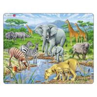 Selecta Larsen legpuzzel dieren - afrikaanse savanne, 65st.