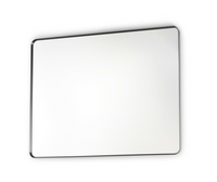 Sub 148 rechthoekige spiegel met ronde hoeken 80 x 100 cm, mat goud