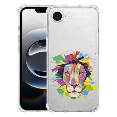 Apple iPhone 16e Hoesje - Lion Color TPU Antishock