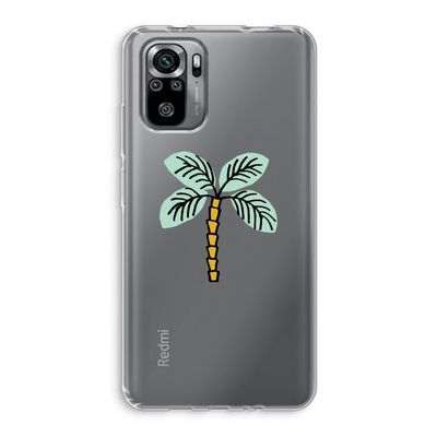 Palmboom: Xiaomi Redmi Note 10S Transparant Hoesje