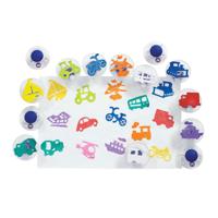 Colorations - easy grip verkeersstempels, 14st.