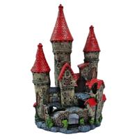 Superfish Deco Led Kasteel - Unieke, Handgeschilderde Aquariumdecoratie met Sfeervolle Ledverlichting